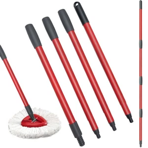 Für O-Cedar EasyWring Spin Mop Teleskop Griff Sticks Ersatz 4 Abschnitte USA - Bild 1 von 18