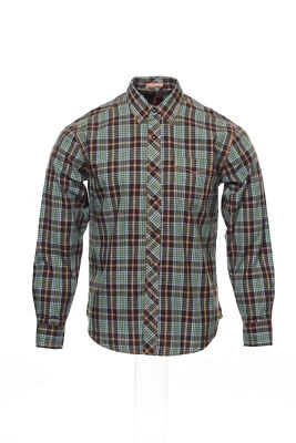 EQ by Equilibrio Green Button Down Shirt Sport L $125 - Image 1 of 4
