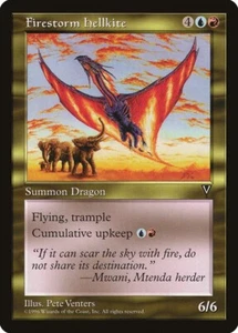 MTG Firestorm Hellkite NM Visions VIS Reserved List Magic card old school - Picture 1 of 3