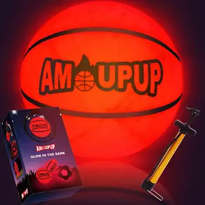 Glow in the Dark Basketball Sport Geschenke Leuchten LED Basketball Cool Stuff mit - Bild 1 von 12
