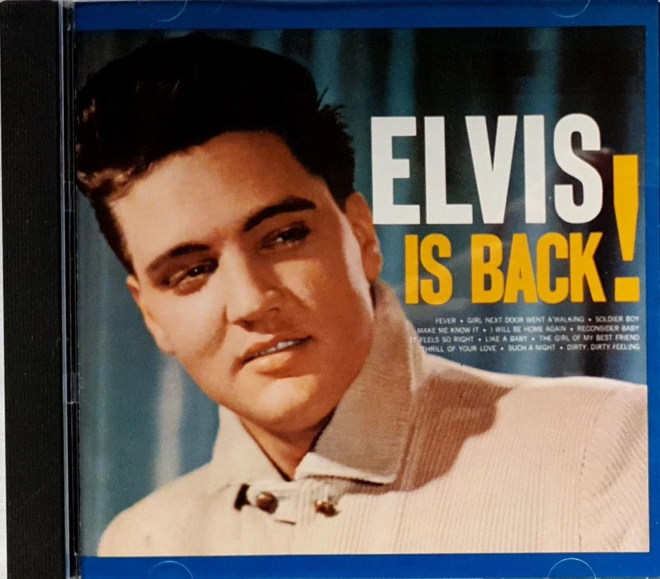 Elvis Presley-Elvis Is Back! CD Album 1988 Remastered USA Reissue - 2231-2-R - Image 1 of 1