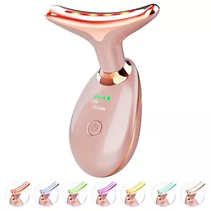 Light Based Face-Neck-Massager - 7 Color Portable Facial Massager for Skin Care - Picture 1 of 8