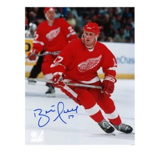 BRETT HULL Signed Detroit Red Wings 8 x 10 Photo - 70704 - Picture 1 of 2