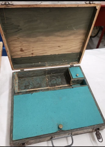 Antique Portable Lap Desk Cover