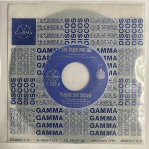 PALOMA SAN BASILIO -SIN SABER POR QUE / TOMA TODO MI AMOR- 1975 MEX 7" SINGLE CS - Picture 1 of 4