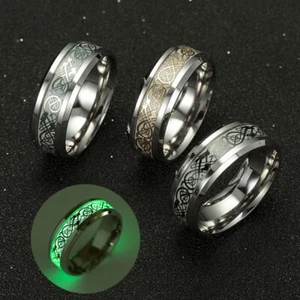 Minimalistischer Mann Im Edelstahl Brilliant Ring Duschufer Schmuck Aus ▽ - Bild 1 von 13
