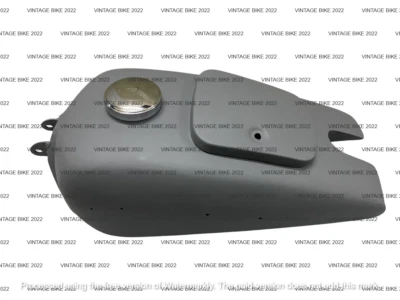 BMW R71 RAW STEEL GAS FUEL PETROL TANK VINTAGE + CAP / FIT FOR - Image 1 of 4