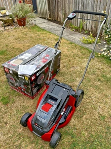Einhell Cordless Lawnmower 43cm 36V Brushless 63L GE-CM 43 Li M - Bare Tool - Picture 1 of 24