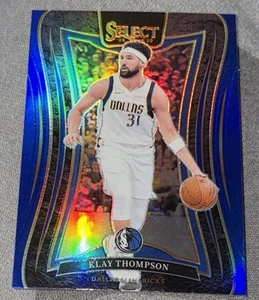 2024-25 SELECT KLAY THOMPSON #360 SSP MEZZANINE LEVEL BLUE PRIZM DALLAS MAVS - Picture 1 of 2