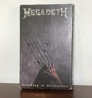MEGADETH Symphony of Destruction CASSINGLE Cassette Tape Single Capitol Combat - Image 1 of 4