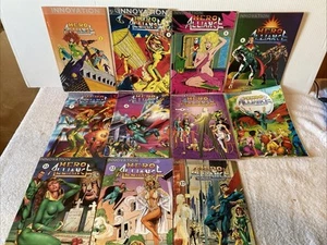 Innovation Comics Lot of 11 Hero Alliance 1989-91 #2,3,5,6,7,8,9,10,11,12,17 - Picture 1 of 12