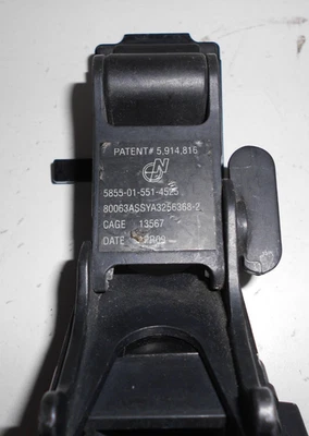 USGI NOROTOS Black NVG Mount 5855-01-551-4525 FREE SHIPPING - Image 1 of 4