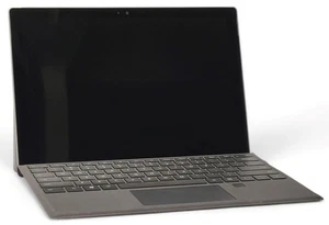 MICROSOFT SURFACE PRO 4 1724 12.3" TOUCH WIN 10 BLUETOOTH SILVER TABLET+KEYBOARD - Picture 1 of 10