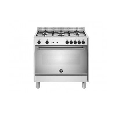 LA GERMANIA AMN965GXV/24 CUCINA  90X60 5 FUOCHI FORNO A GAS VENTILATO - INOX  - Immagine 1 di 3