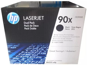 HP CE390XD CE390X (90X) Hewlett Packard Black Toner Cartridges Dual Pack - Photo 1/1