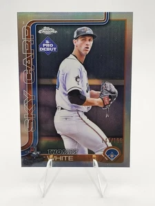 2025 Topps Pro Debut Thomas White /199 Miami Marlins #PDC-11 Chrome Refractor - Bild 1 von 2