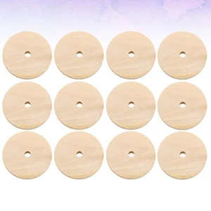 Solid Wood Discs Small Circles for Crafts Art Natural Slices Child Miss Round - Bild 1 von 11