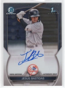 #CPA-JBD 2023 Bowman Chrome Prospect Autographs Jesus Bastidas Auto New York - Picture 1 of 2