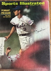 Bud Harrelson Signed Sports Illustrated Sept. 7, 1970 -Cover Only! - Picture 1 of 5