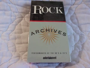 ENTERTAINMENT WEEKLY ROCK ARCHIVES PERFORMANCES OF THE 60'S & 70'S VHS NEW MUSIC - Picture 1 of 7