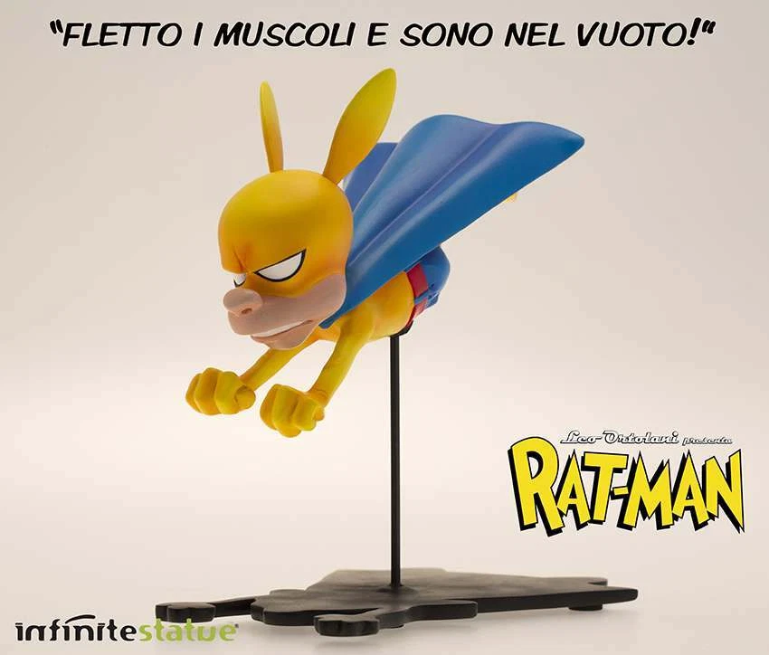 Rat-man Leo Ortolaiani Infinite Statue Fletto I Muscoli e sono nel vuoto ratman
