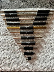 Mitutoyo 1 to 11 inch long, 11 piece micrometer calibration standard set. - Picture 1 of 1