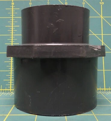 Adaptador de acoplamiento de tubería de PVC MNPT de 3" x 2", SCH 40, D2609 Foto 1 de 4