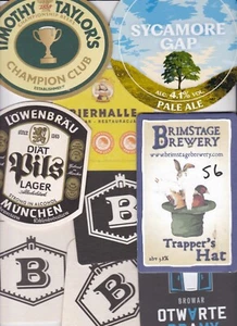 100 beer coasters mix countries - Picture 1 of 9
