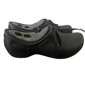 Crocs Tilda Dutch Clog Womens Size 8 Black new w/Tags - Picture 1 of 6