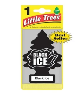 Little Trees Black Ice Tree Air Freshener Home/Car Scent 12-24-48-96-144 Pack. - Picture 1 of 7