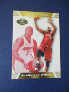 2007 Topps Co-Signers Dwyane Wade Shaquille O’Neal #030/109 GOLD Heat - Picture 1 of 3