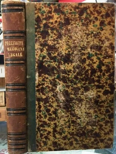 (Medicina) F. Puccinotti - LEZIONI DI MEDICINA LEGALE - 2 VOLUMI IN UNO - Napoli - Imagen 1 de 1