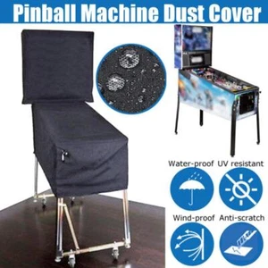 New Polyester Fabric Dust Cover Black Protector for Pinball Machine - Picture 1 of 19