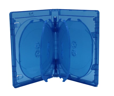 New Viva Elite 8 Disc 25mm Premium Bluray Replacement Movie Storage Box Case - Image 1 of 3