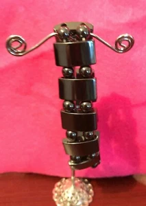 hematite magnetic elastic bracelet - Picture 1 of 4