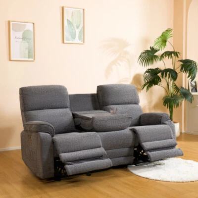 Sofá reclinable de energía eléctrica de masaje y calor FLEXISPOT gravedad cero Foto 1 de 4