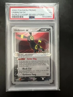 Vintage Pokemon Card Umbreon Ex 2006 World Championship #112 PSA 7 - Image 1 of 2