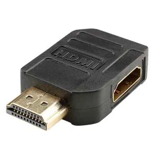 HICON Winkel-Adapter HDMI female  -  HDMI male  90° horizontal | HDHD-MF90HL - Bild 1 von 2