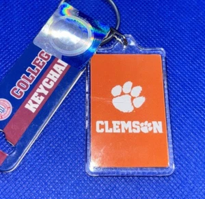 Llavero Clemson Tigers NCAA College Llavero Naranja Licencia Oficial ACC - Imagen 1 de 7