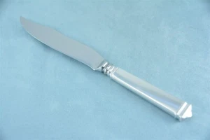 Georg Jensen Pyramid Sterling Silver Fish Knife No Monogram - Picture 1 of 7