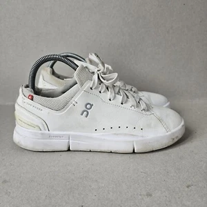 ON CLOUD THE ROGER HERREN LEDER WEISS FREIZEIT SNEAKER GRÖßE UK6,5 EU40 - Bild 1 von 16