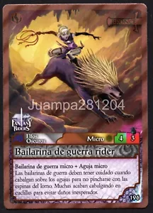 BAILARINA GUERRA RIDER #196 CROMO FANTASY RIDERS 3 EL RESURGIR LOS DRAGONES 2021 - Imagen 1 de 2