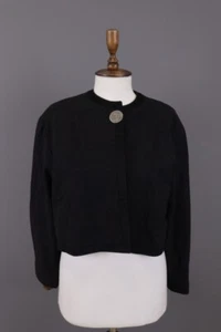 HELMUT LANG COLLECTION CALLA One Button Wool Knitted Cardigan Sweater Size 40 - Picture 1 of 16