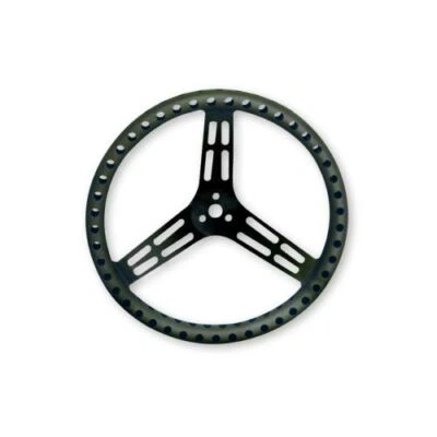 Volante Longacre 52-56867 15" ultraligero sin recubrimiento, perforado NUEVO Foto 1 de 3