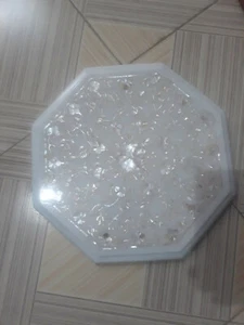 18" White Marble center Coffee Table Top mother of pearl Precious Inlay k7 - Picture 1 of 4