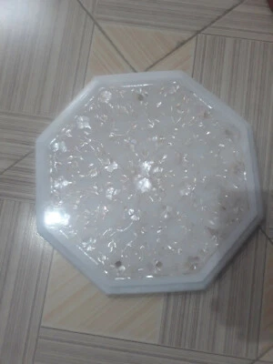 18" White Marble center Coffee Table Top mother of pearl Precious Inlay k7 - Image 1 of 4