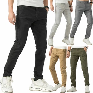 Pantaloni uomo chino cotone casual eleganti primavera basic TOOCOOL G6582 - Imagen 1 de 8