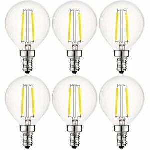 6x Luxrite LED G16.5 Globe Bulb 4W (40W Equivalent) Bright White 400lm E12 Base - Picture 1 of 7