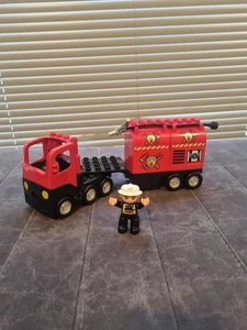 Lego Duplo Fire Lorry Toy Bundle, Vehicle, Figure, Bricks, Blocks, Lego, Truck  - Picture 1 of 7
