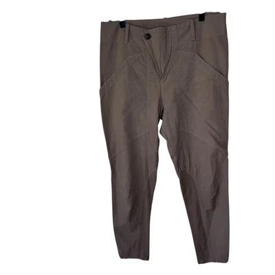 PRAIRIE UNDERGROUND Asymmetrical Button  Organic Cotton Pants Small  - Image 1 of 4